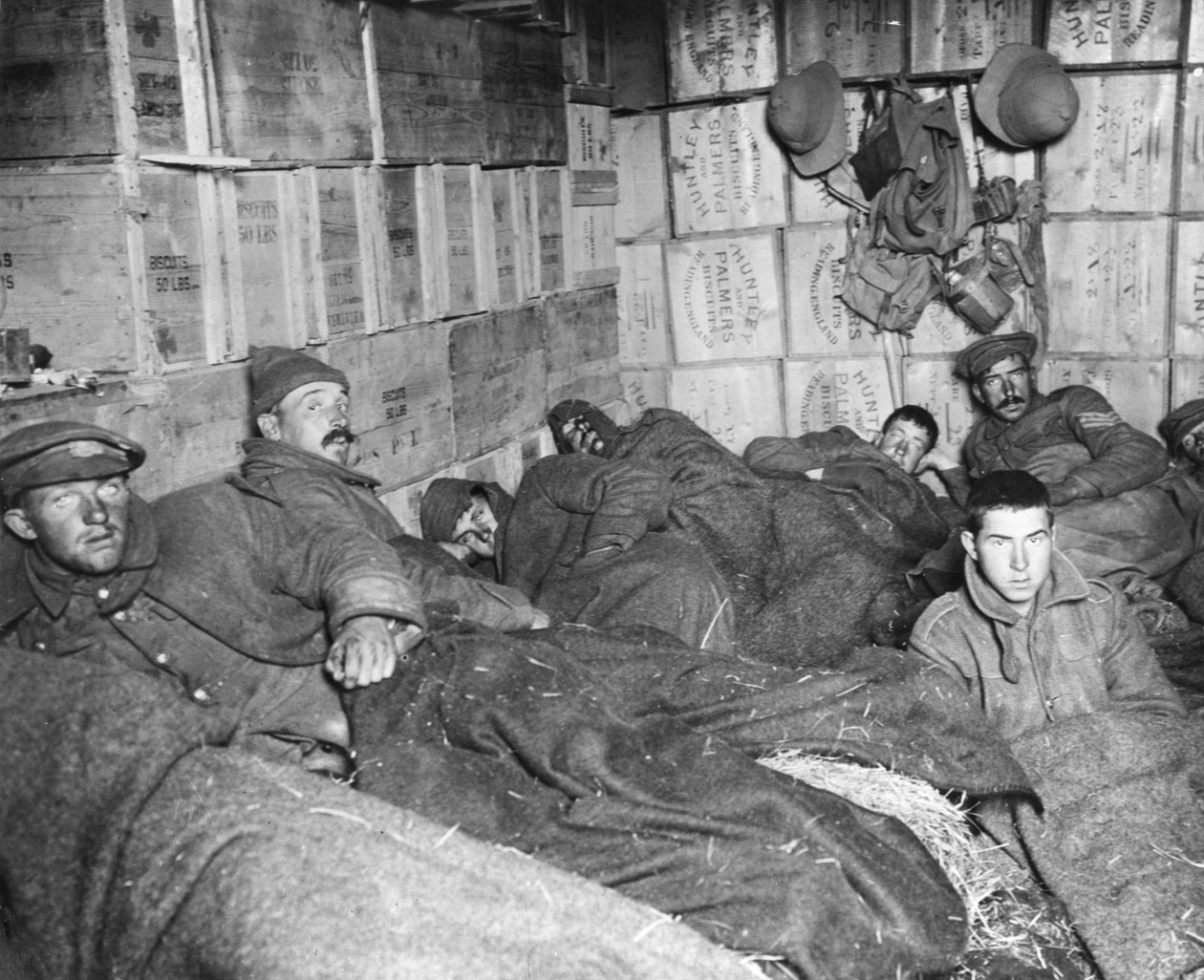 Tropas em repouso, Dardanelos, Turquia, 1915-1916 de Unbekannt
