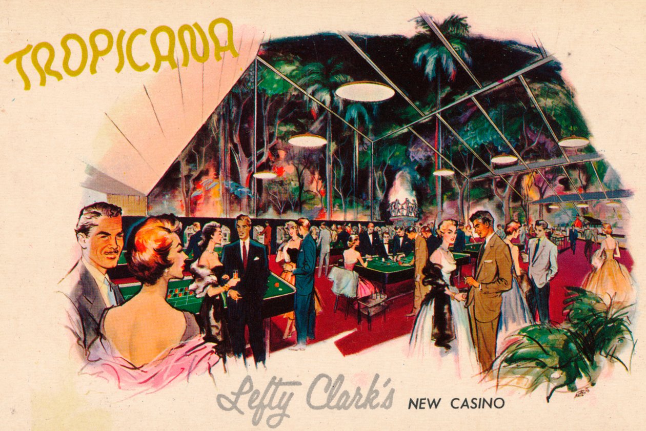 Tropicana - novo casino de Lefty Clarks, c1950s de Unbekannt