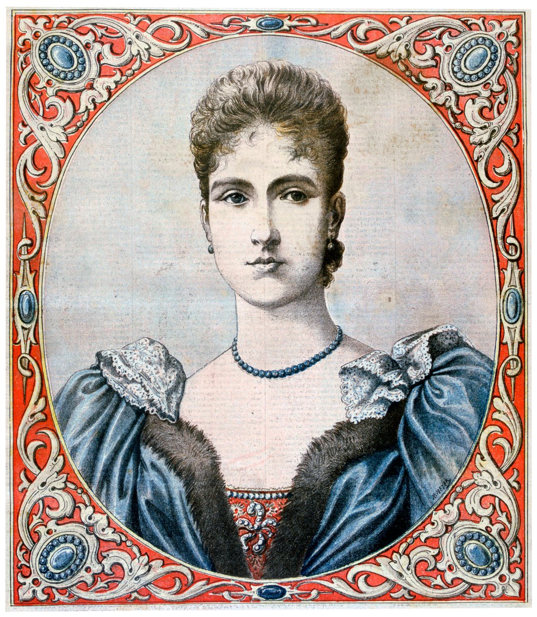 Tsarina Alexandra, imperatriz consorte da Rússia, 1894 de Unbekannt