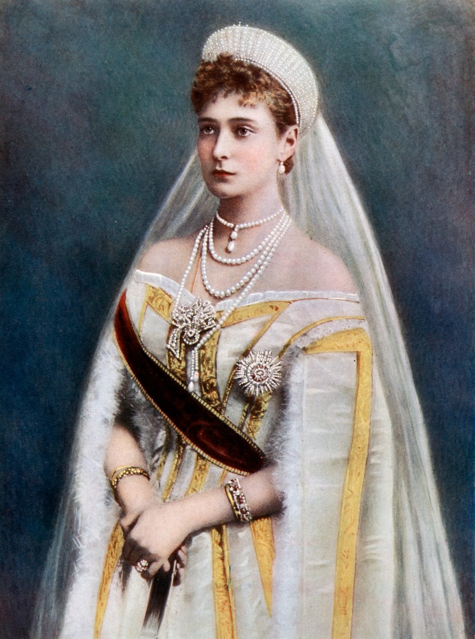 Tsarina Alexandra, imperatriz consorte da Rússia, final do século XIX e início do século XX de Unbekannt