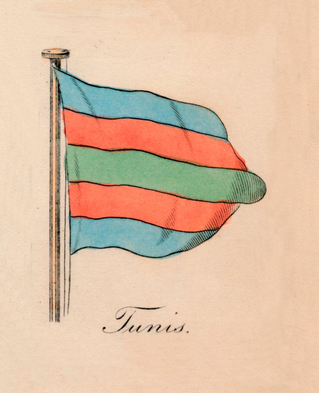 Tunis, 1838 de Unbekannt