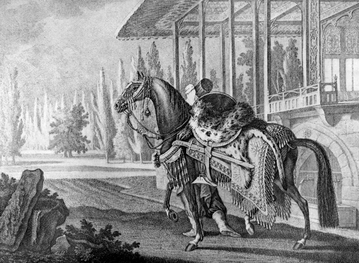 Corte árabe das Pashas turcas, 1722 1938 de Unbekannt
