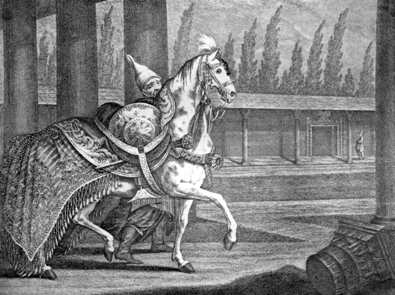 Cavalo árabe dos sultões turcos, 1722 1938 de Unbekannt