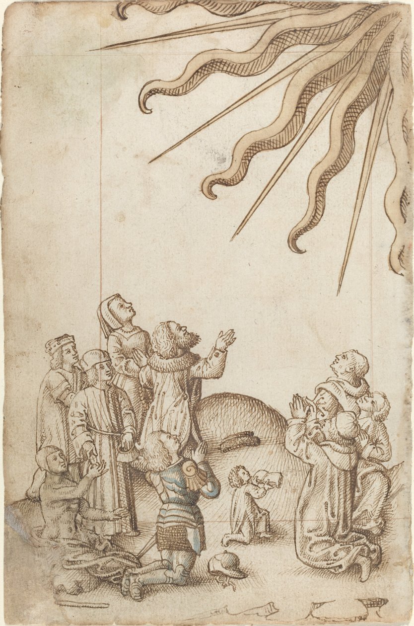 Transforme seu corpo enquanto você adora [fol. 37 verso], c. 15121515. de Unbekannt