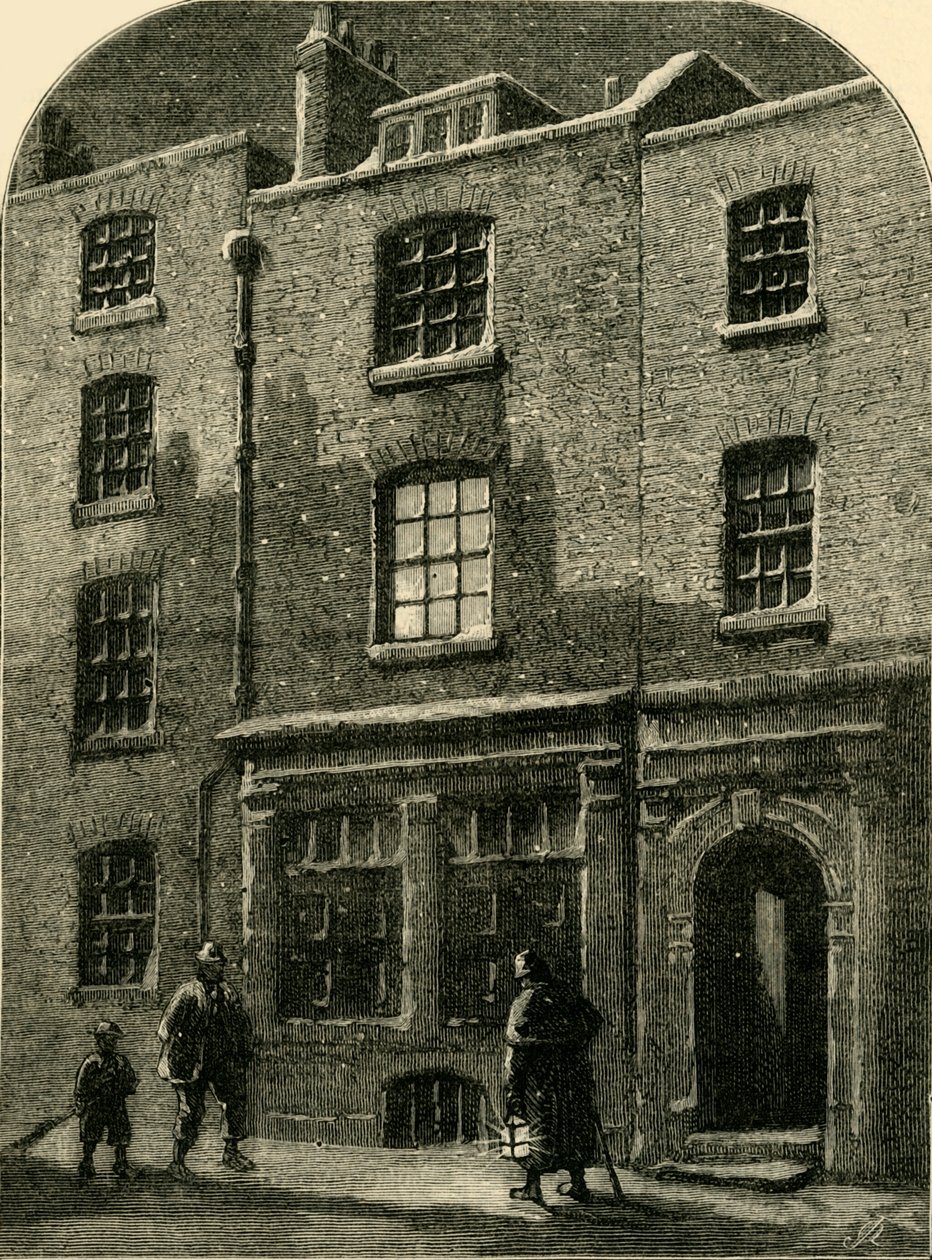 Casa de Turners em Maiden Lane, 1881. de Unbekannt