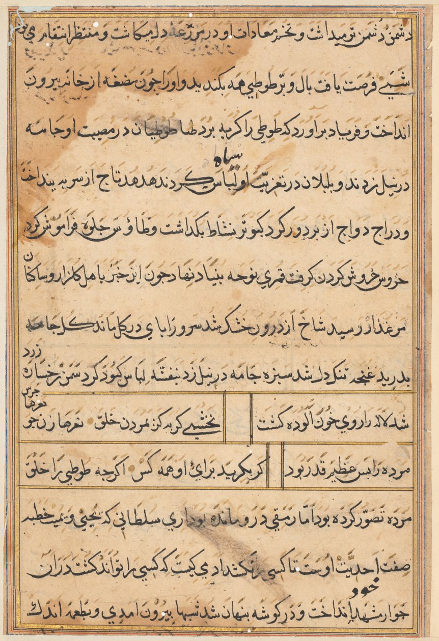 Tuti-Nama Tales of a Parrot, c. 1560. de Unbekannt