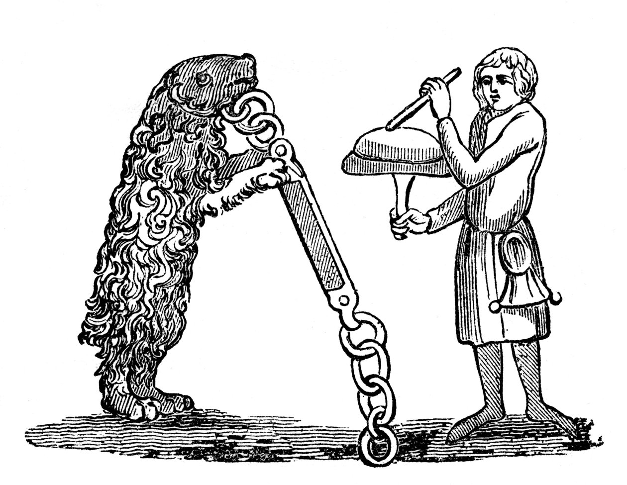 Urso tutelado, século XIV, 1833 de Unbekannt