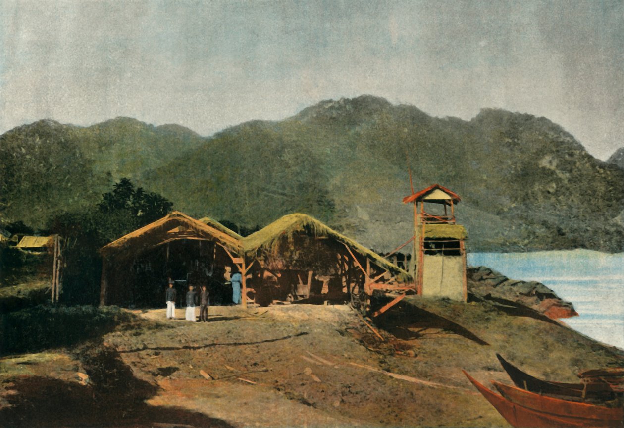 Tuyen-Quan - Estação óptica, Tuyen Quan - torre de vigia, 1900. de Unbekannt