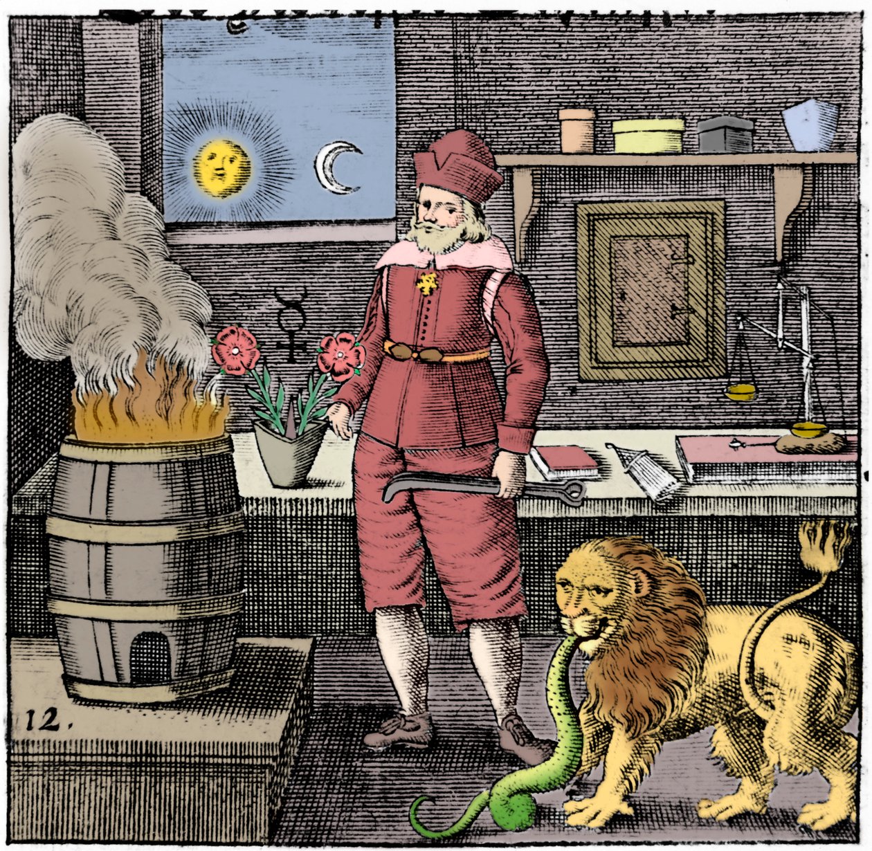 Décima Segunda Chave de Basil Valentine, 1651 de Unbekannt