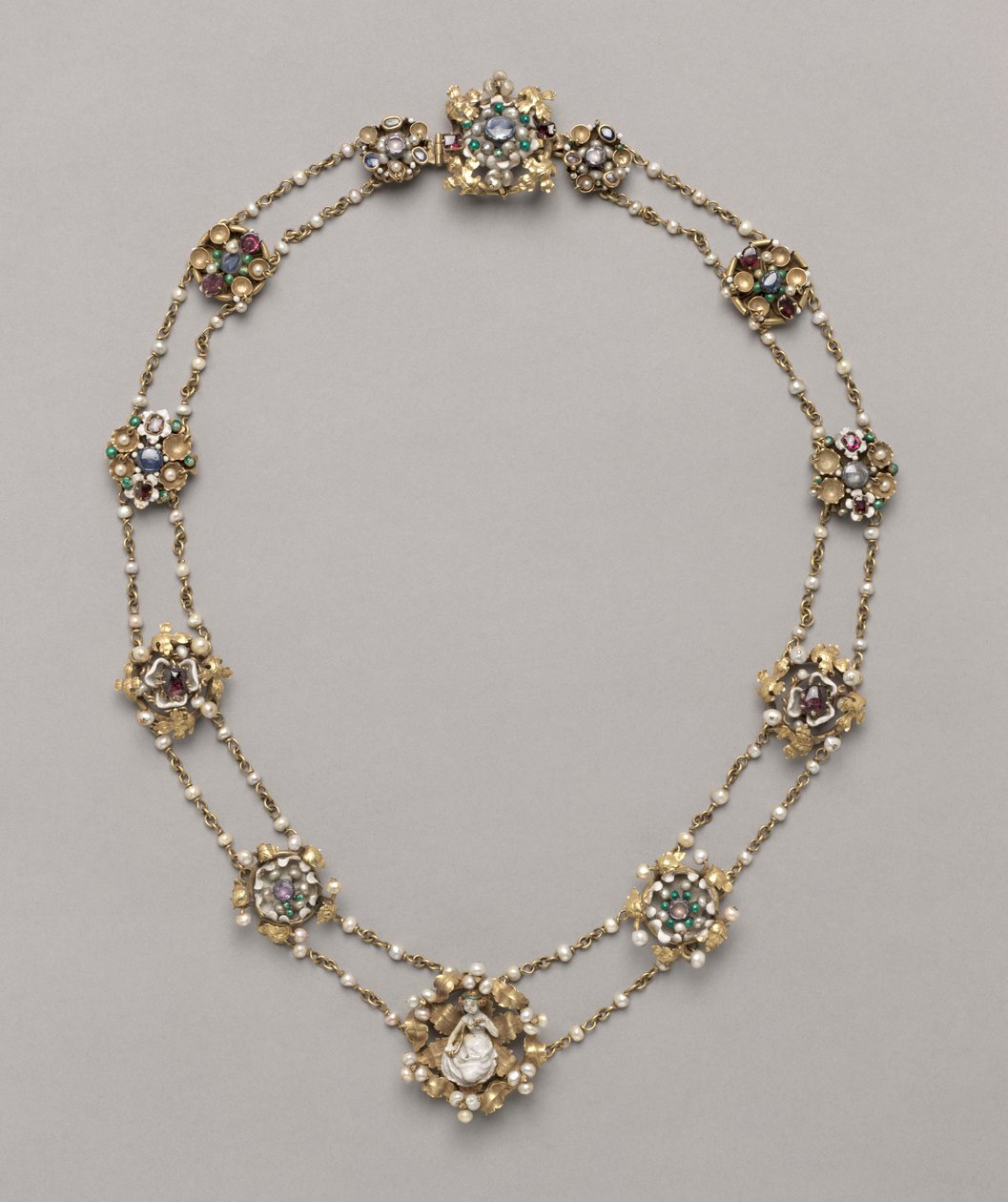 Doze medalhões montados como colar, c. 1400 de Unbekannt