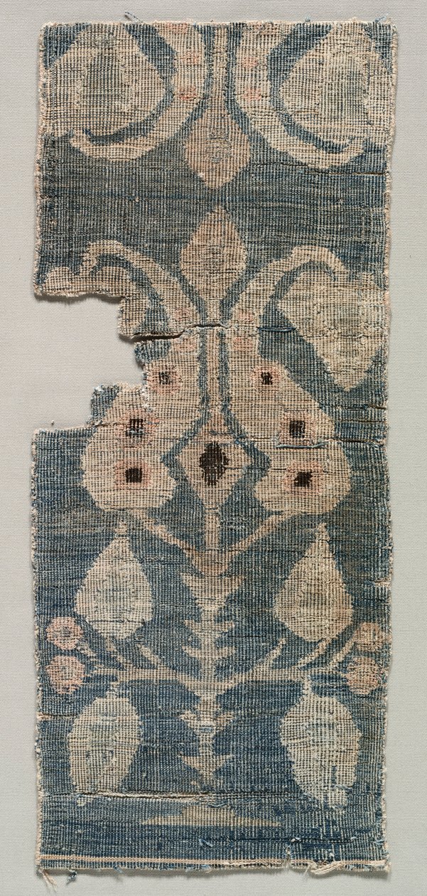 Fragmento de tapete de duas faces, 1100s. de Unbekannt