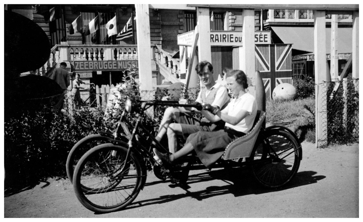 Triciclo de dois lugares, Zeebrugge, Bélgica, 1936 de Unbekannt