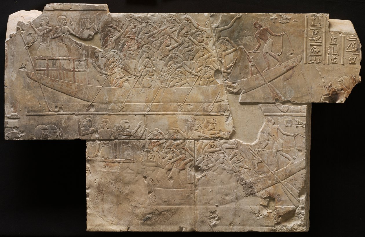 Dois barcos com mulheres enlutadas, c. 667-647 aC de Unbekannt