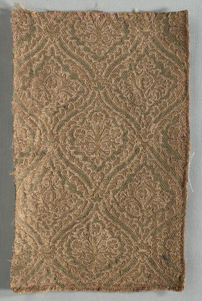 Dois fragmentos brocados, finais de 1500. de Unbekannt