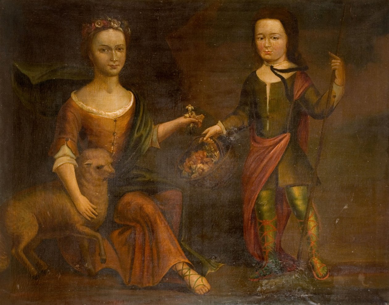 Dois filhos da família Holte, 1800. de Unbekannt