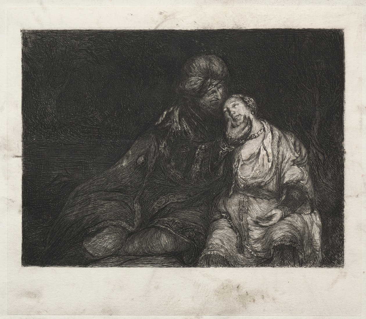 Duas figuras, 1800. de Unbekannt