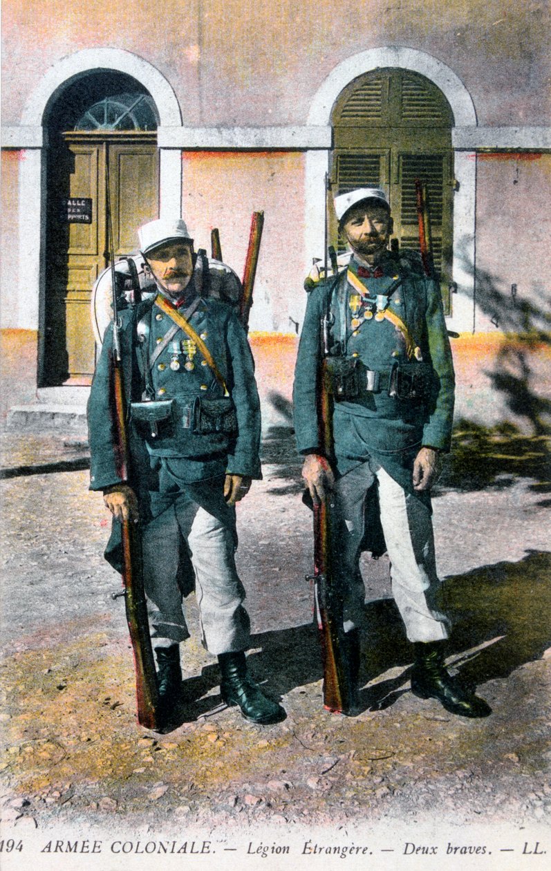 Dois Legionários Estrangeiros Franceses, século XX de Unbekannt