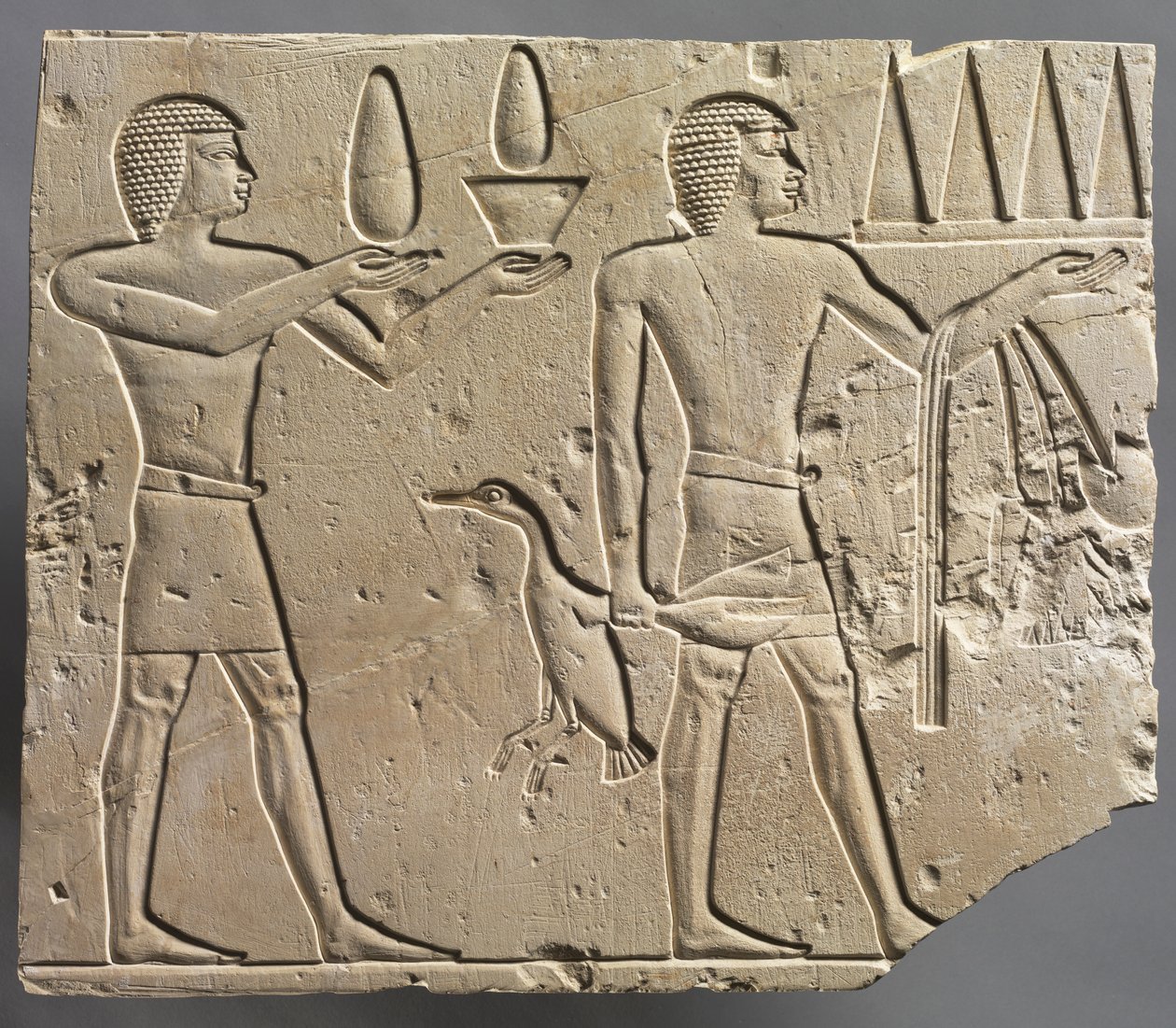 Dois Portadores da Oferta, c. 667-647 aC de Unbekannt