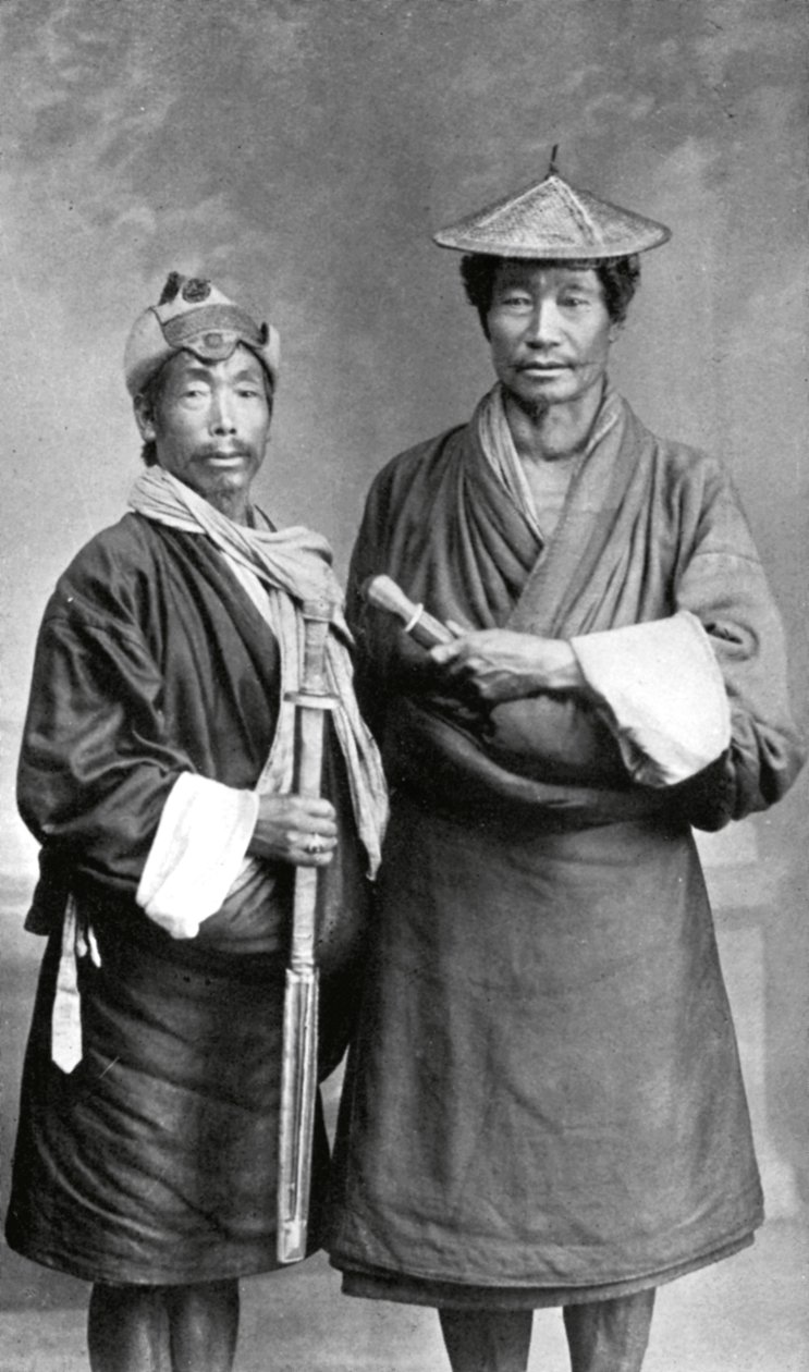 Dois homens sikkimeses, c1910 de Unbekannt
