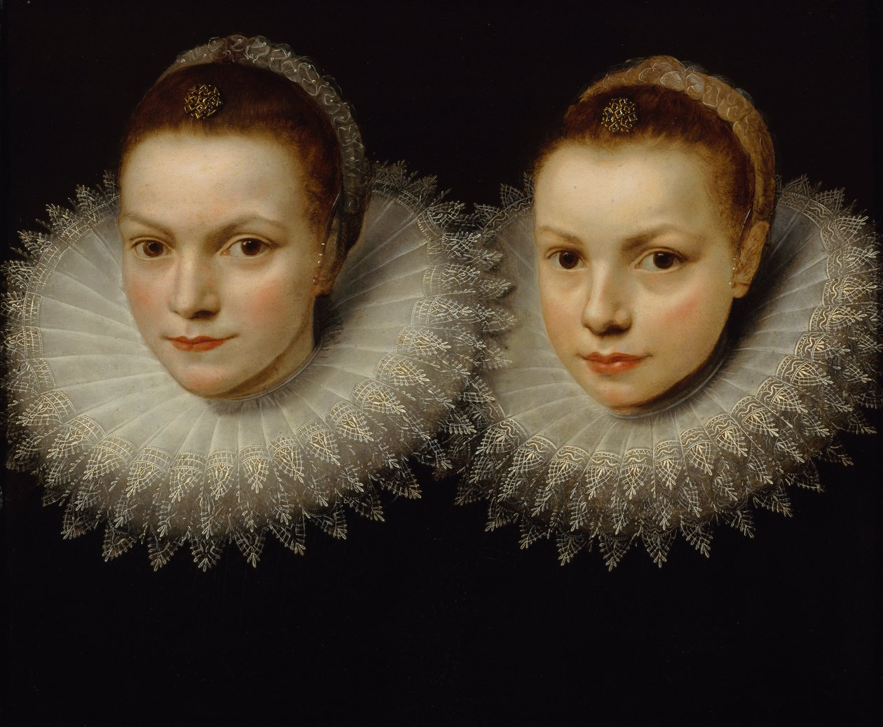 Duas irmãs, 1610-1615. de Unbekannt