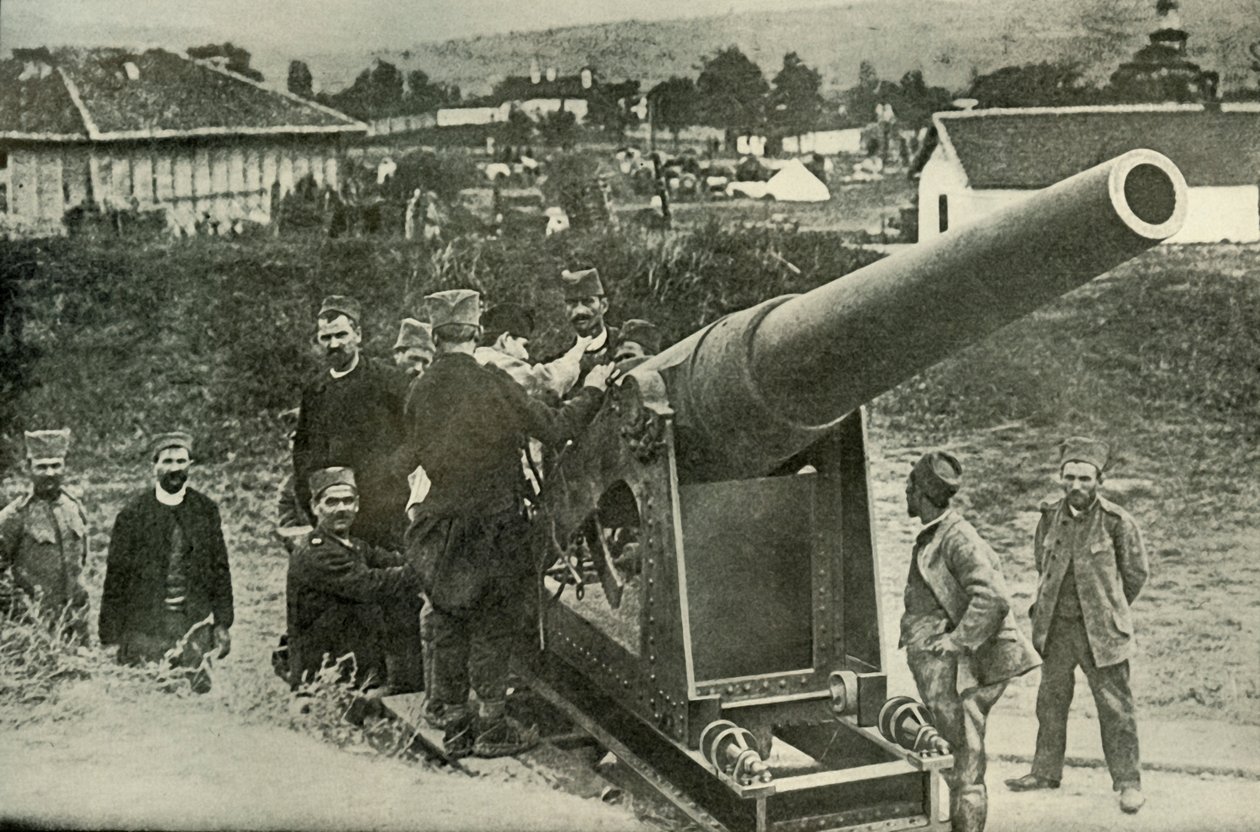Grupo Típico da Artilharia Servian, 1919. de Unbekannt