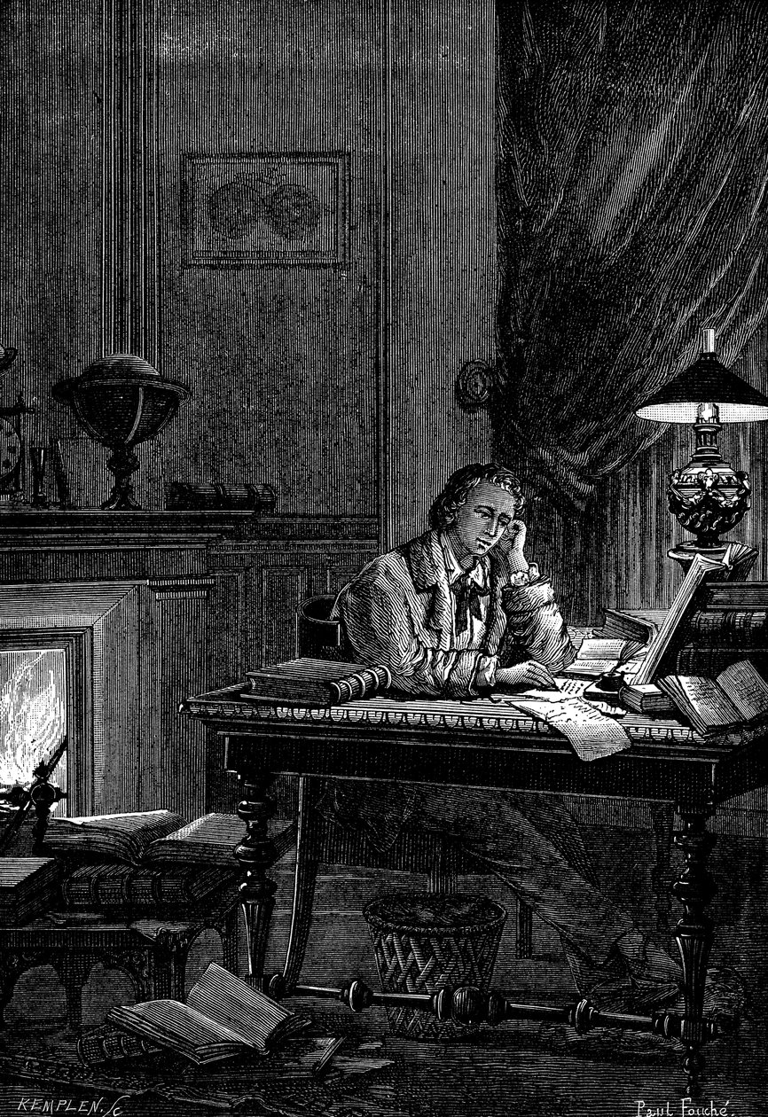 UJJ Leverrier, astrônomo francês que calcula a posição do planeta Netuno em 1846 1881 de Unbekannt