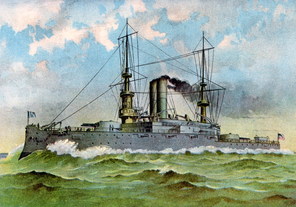 USS Alabama, encouraçado americano, 1898 de Unbekannt