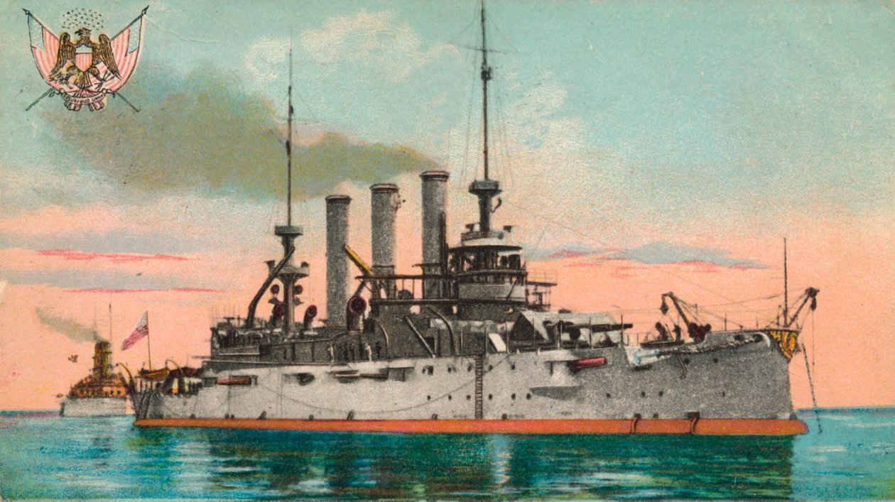 Navio de guerra Missouri, c1908 de Unbekannt