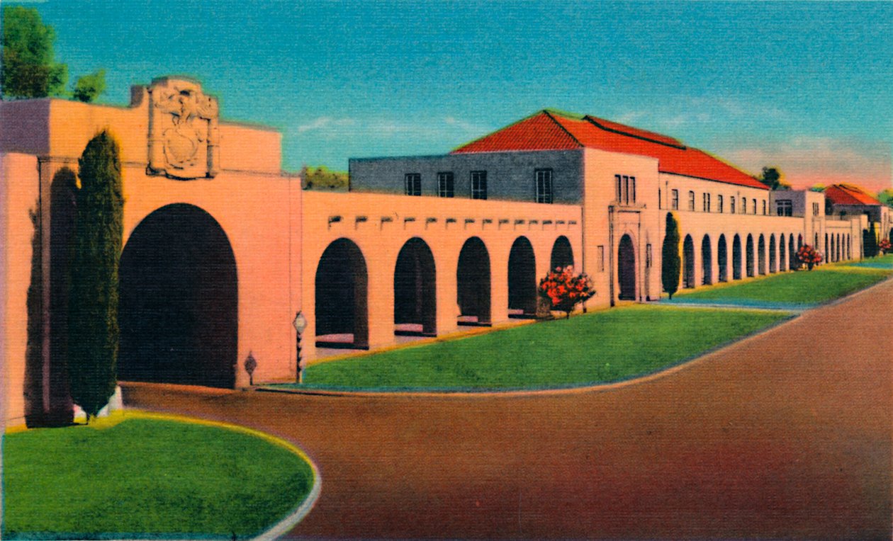 Base do Corpo de Fuzileiros Navais dos EUA. San Diego, Califórnia, c1941 de Unbekannt