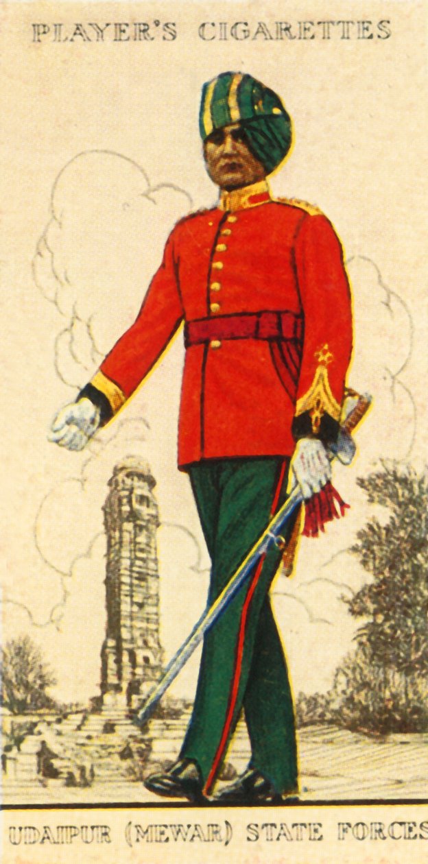 Forças estaduais de Udaipur Mewar, 1936. de Unbekannt