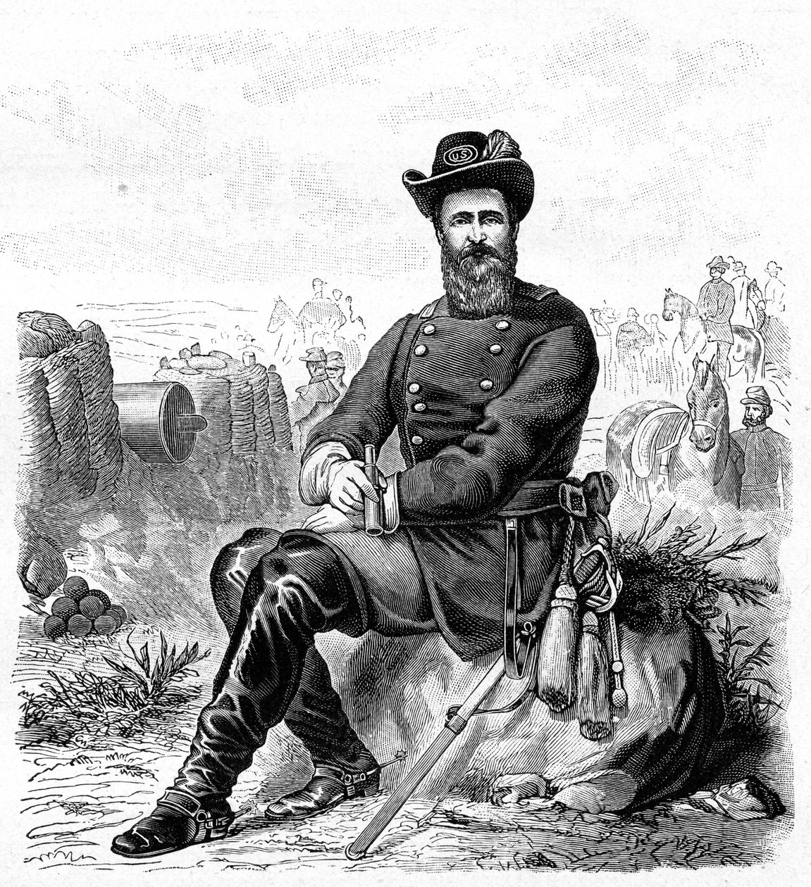 Ulysses S Grant, soldado e estadista americano do século XIX, 1900 de Unbekannt