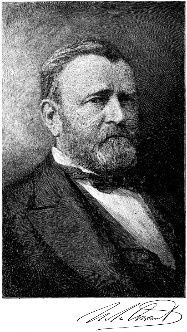 Ulysses S Grant, soldado e estadista americano, final do século XIX de Unbekannt