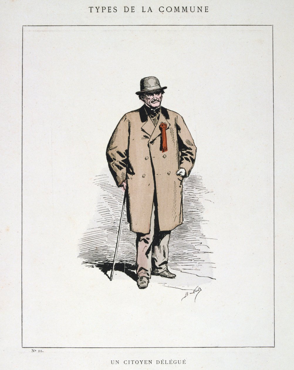 Delegado do Cidadão, Comuna de Paris, 1871. de Unbekannt