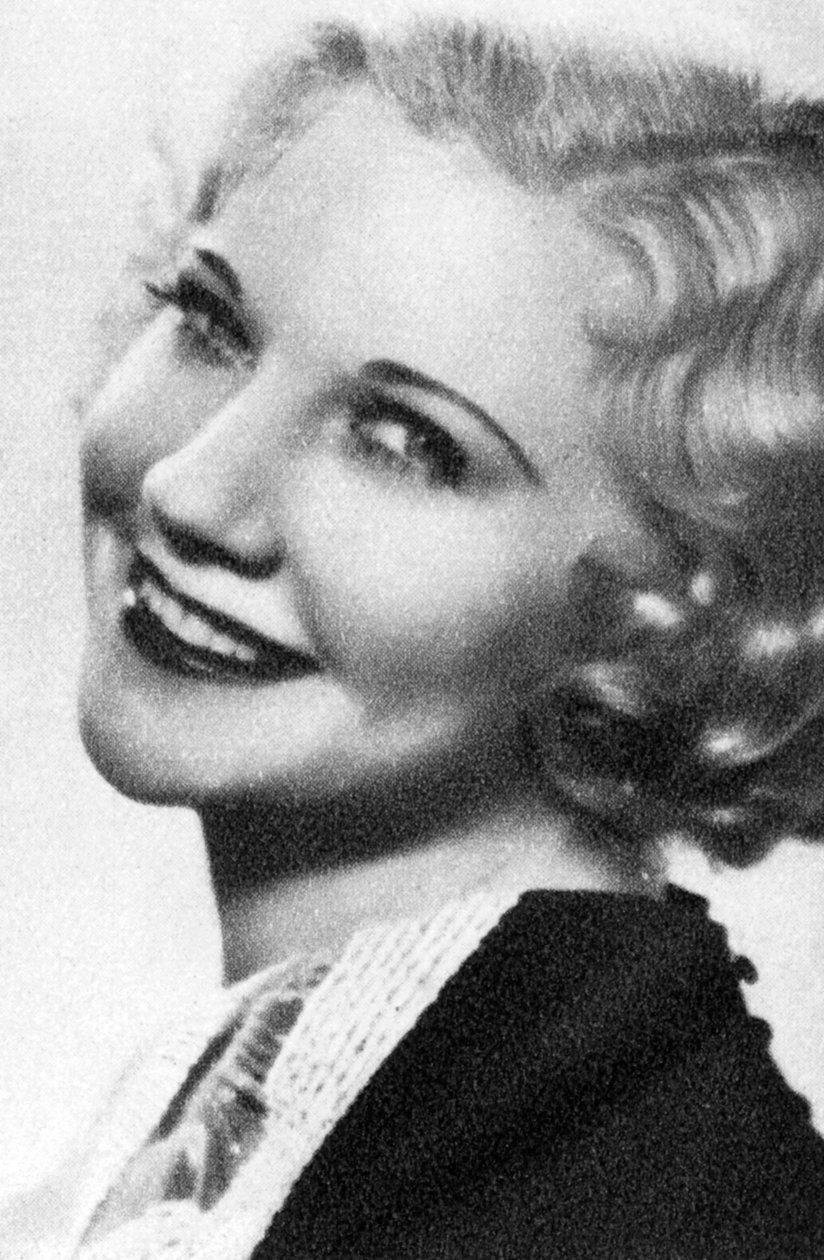Una Merkel, atriz de cinema americana, 1934-1935 de Unbekannt