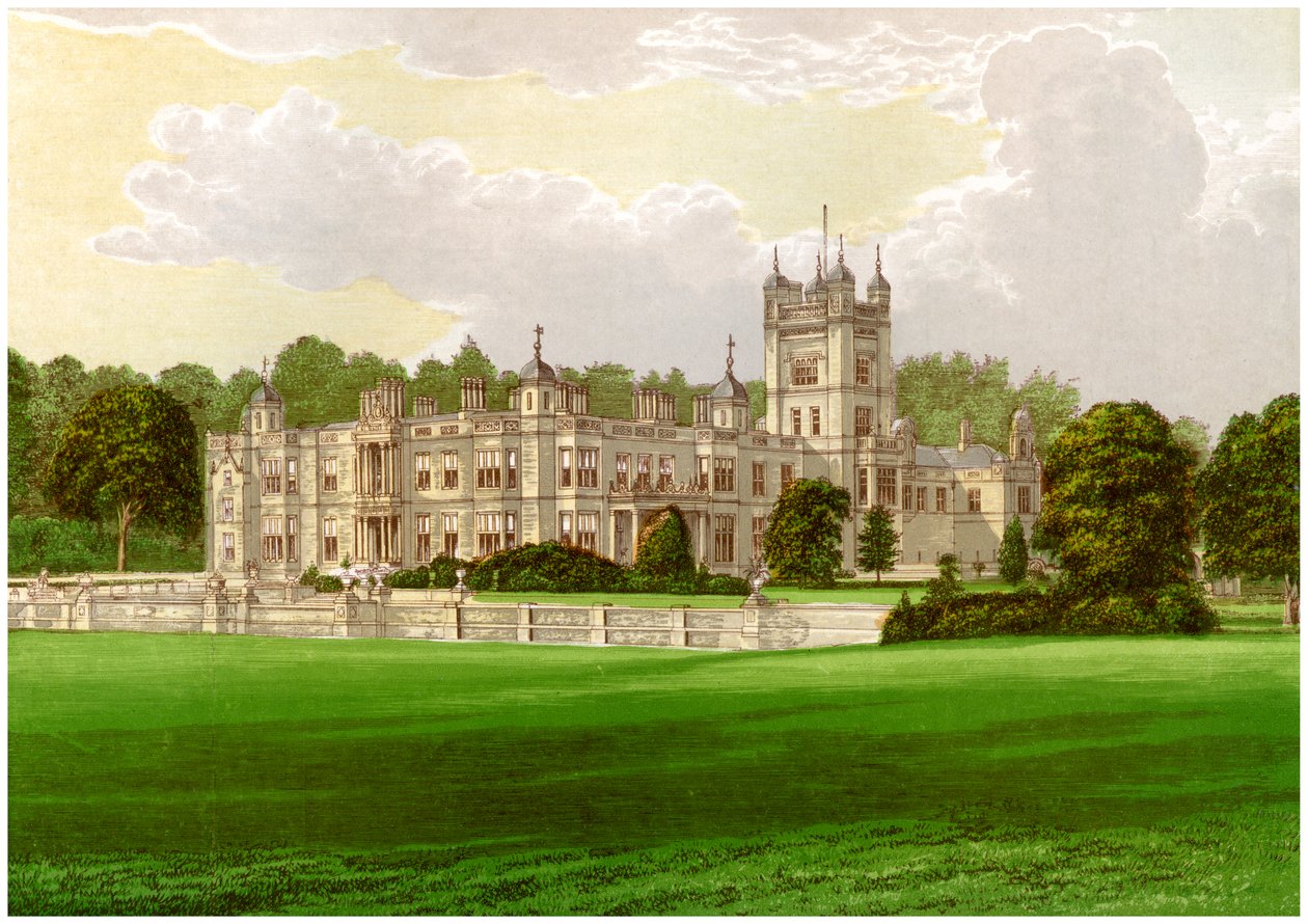 Underley Hall, Westmorland, casa do conde de Bective, c1880 de Unbekannt