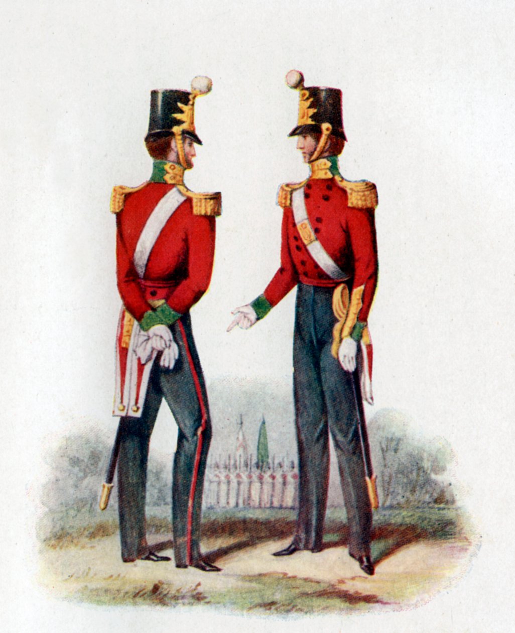 Uniforme do 19º Regimento, 1848 1904 de Unbekannt
