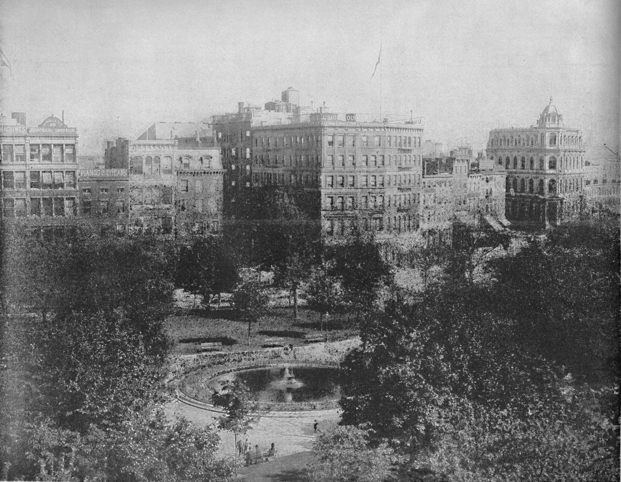 Union Square, Nova Iorque, c1897. de Unbekannt