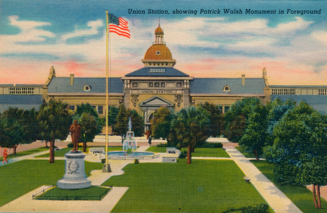 Union Station, mostrando Patrick Walsh em primeiro plano, 1943 de Unbekannt
