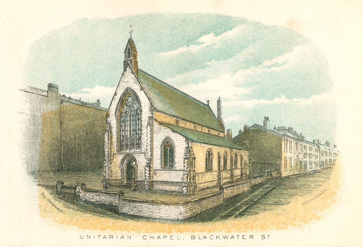 Capela Unitária, Rochdale, 1876 de Unbekannt
