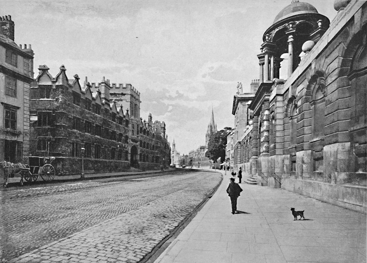 Faculdade da Universidade de High Street, Oxford, c1896 de Unbekannt