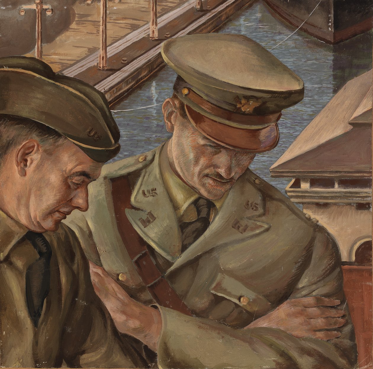 Estudo mural sem título, ca. 1933-1943. de Unbekannt