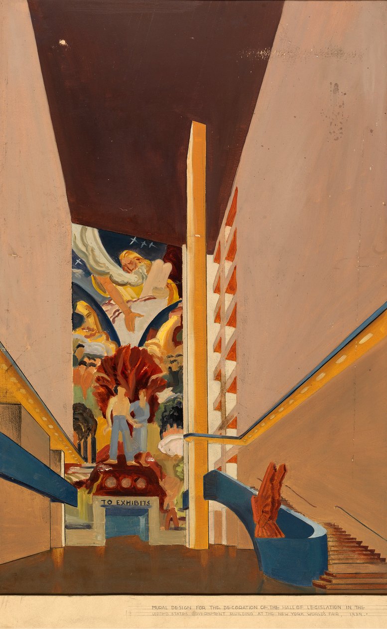Estudo mural sem título, ca. 1939. de Unbekannt