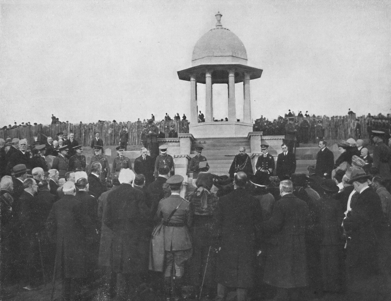 Revelação do Chattri por HRH O Príncipe de Gales, 1º de fevereiro de 1921, 1939 de Unbekannt