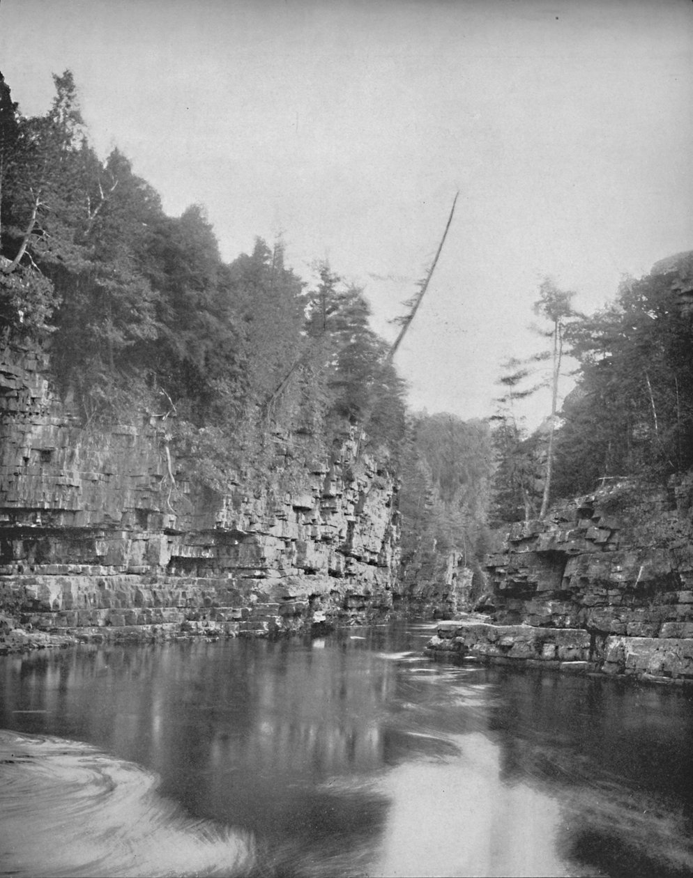 Extremidade superior do abismo de Au Sable, Adirondacks, c1897. de Unbekannt