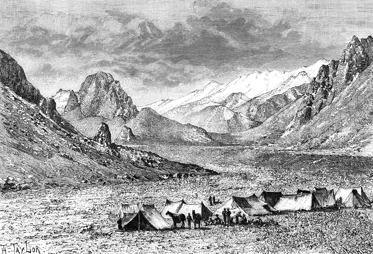 Vale Kara-Kash superior, c1890 de Unbekannt