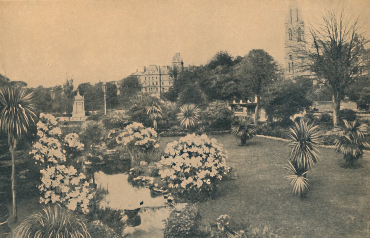 Jardins superiores do prazer no tempo do rododendro, 1929 de Unbekannt
