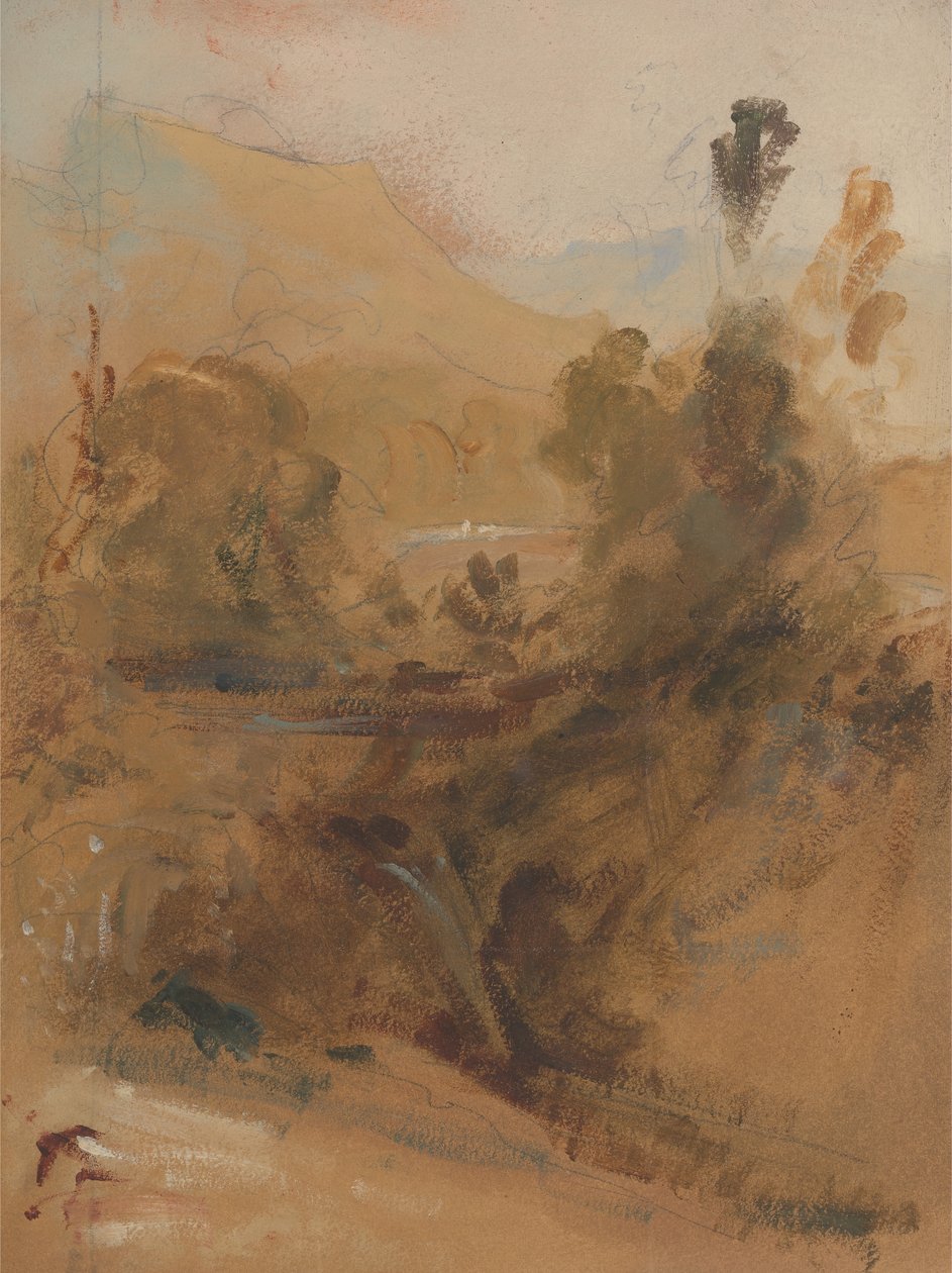 Paisagem vertical, ca. 1830. de Unbekannt