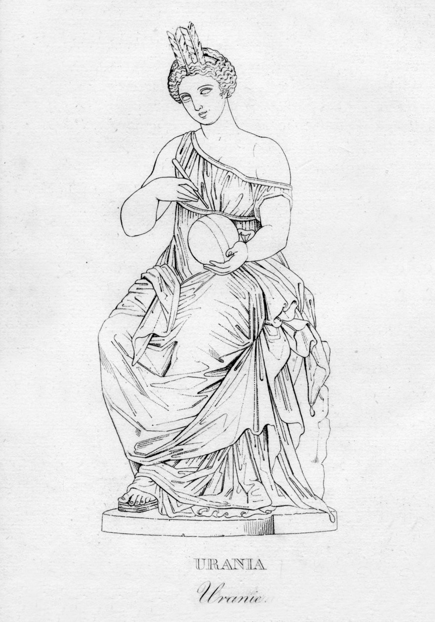Urania Uranie, c1850 de Unbekannt