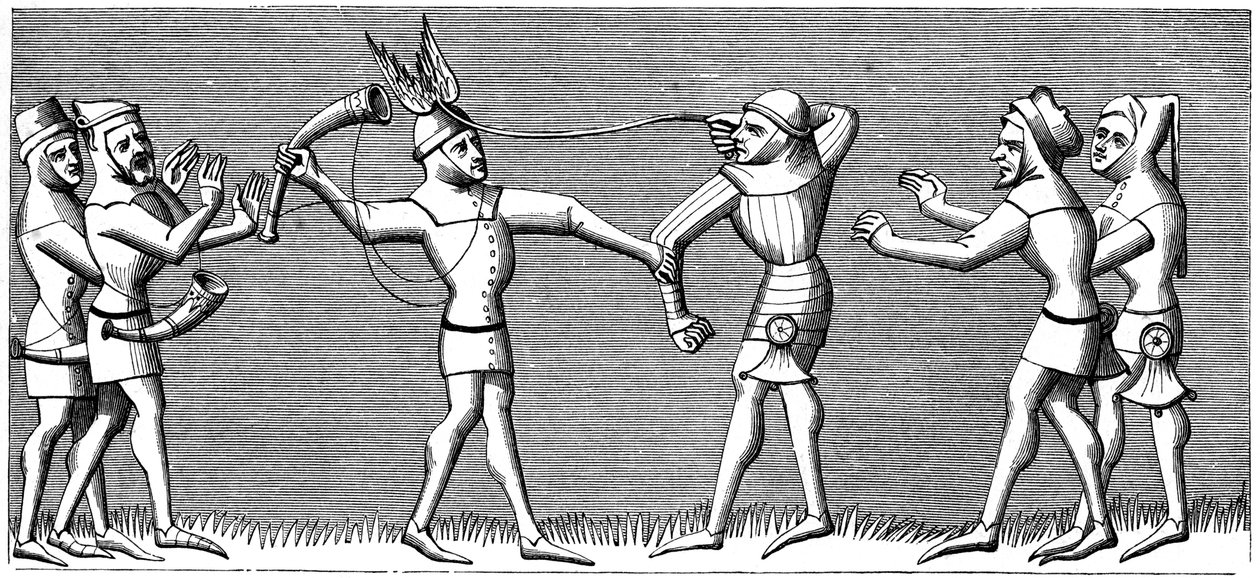 Véus de falcoaria, século XIV 1849 de Unbekannt