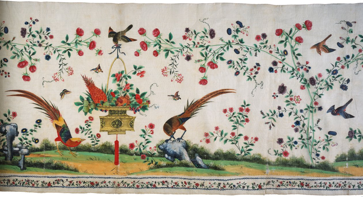 Valance, China, século 18, dinastia Qing 1644-1911. de Unbekannt